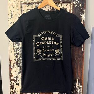 Chris Stapleton Smooth as Tennessee Whiskey unisex T-shirt. Size medium.